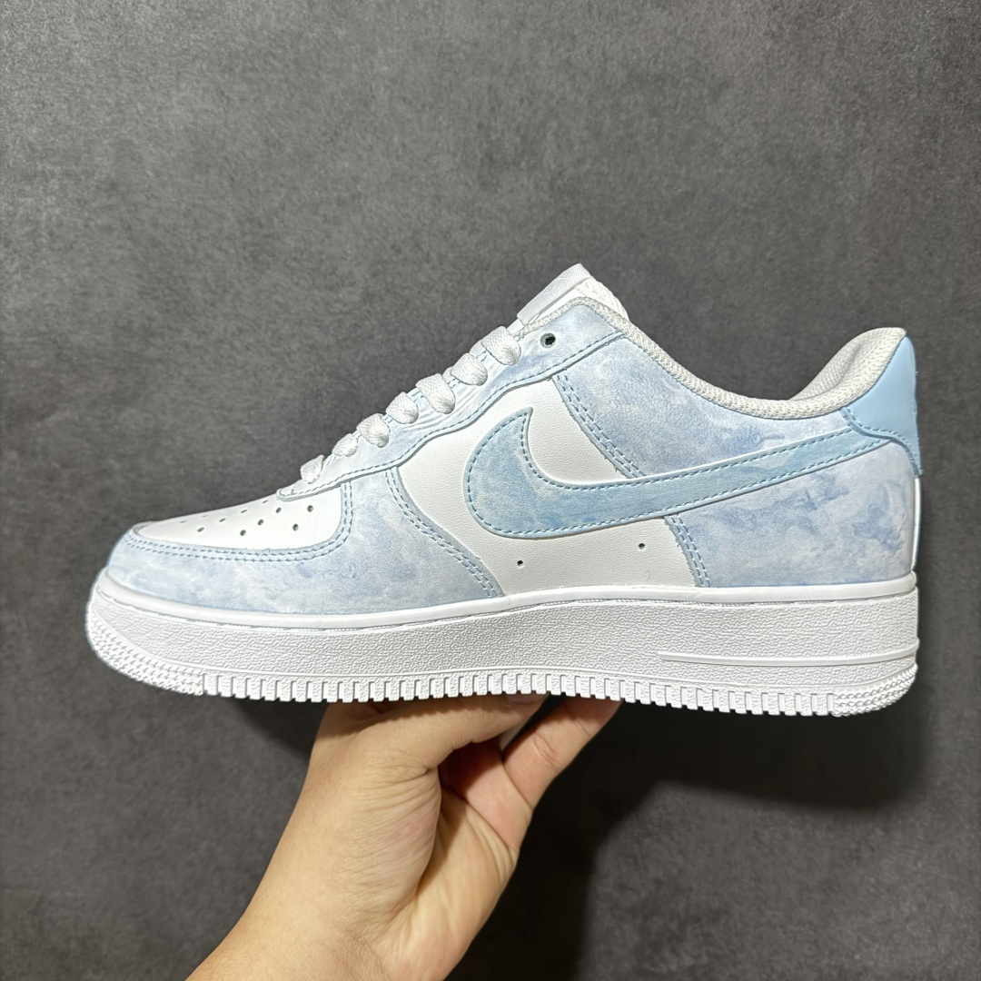 图片[2]-【定制版】二次元主题 Nike Air Force 1 Low’07 冰蓝涟漪 空军一号低帮休闲板鞋 定制皮料 原厂3D打印 定制鞋盒 原楦原纸板 纯正空军版型 内置全掌气垫 货号：ZH0316-164 尺码：36 36.5 37.5 38 38.5 39 40 40.5 41 42 42.5 43 44 44.5 45-选品中心