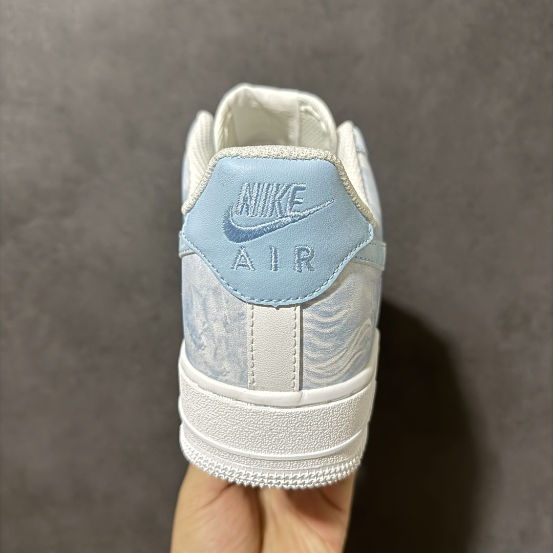 图片[4]-【定制版】二次元主题 Nike Air Force 1 Low’07 冰蓝涟漪 空军一号低帮休闲板鞋 定制皮料 原厂3D打印 定制鞋盒 原楦原纸板 纯正空军版型 内置全掌气垫 货号：ZH0316-164 尺码：36 36.5 37.5 38 38.5 39 40 40.5 41 42 42.5 43 44 44.5 45-选品中心