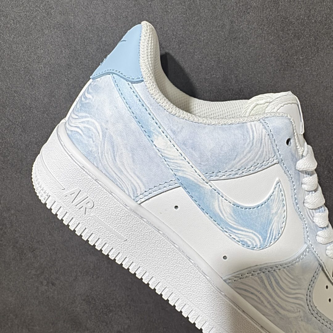 图片[7]-【定制版】二次元主题 Nike Air Force 1 Low’07 冰蓝涟漪 空军一号低帮休闲板鞋 定制皮料 原厂3D打印 定制鞋盒 原楦原纸板 纯正空军版型 内置全掌气垫 货号：ZH0316-164 尺码：36 36.5 37.5 38 38.5 39 40 40.5 41 42 42.5 43 44 44.5 45-选品中心