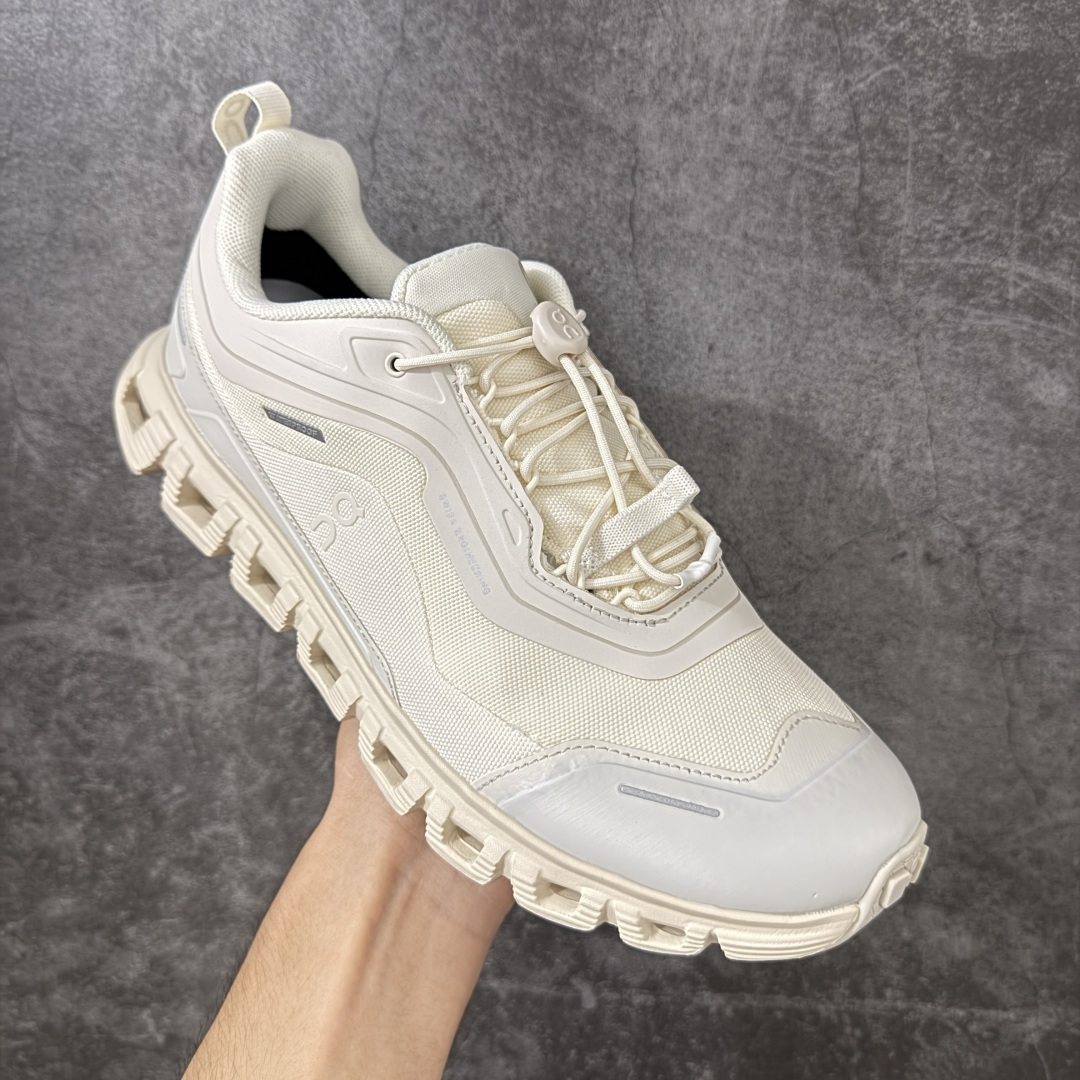 图片[3]-【PZ版本】On 昂跑 Cloud 6 Geo Waterproof 防水机能跑鞋 耐磨弹道织物鞋面搭载防水涂层，能够抵御日常细雨。标志性 CloudTec 分段云底，缓震回弹均衡，粗犷齿纹外底增强抓地性能。快扣松紧鞋带，穿脱便捷；加固鞋头提升防护性。燕麦米浅色调简约高级，轻量化鞋身久走不累，城市通勤、短途徒步均可驾驭。 尺码：36 37 38 39 40 41 42 43 44 45 46 47-选品中心