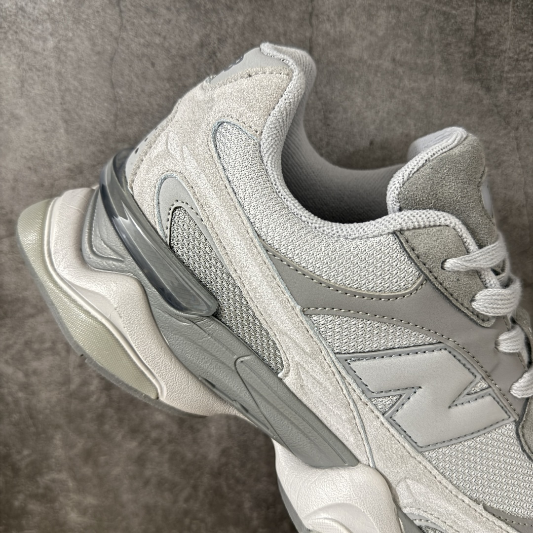 图片[7]-【公司级】New Balance NB 9060 复古单品 鞋款灵感源自设计师本人对夏日的怀日回忆。鞋面大身由空间双格及磨砂鞋面拼接而生，配以柔和、温暖的粉橘色调，夏日氛围拉满采用大面积网眼以及麂皮材质覆盖鞋身，还原经典气质。搭载ABZORB避震科技，由泡沫聚酯制成，上脚可以有效减少由鞋底反弹对身体及双腿的冲击 货号：U90609EL 尺码：36 37 37.5 38 38.5 39.5 40 40.5 41.5 42 42.5 43 44 45-选品中心