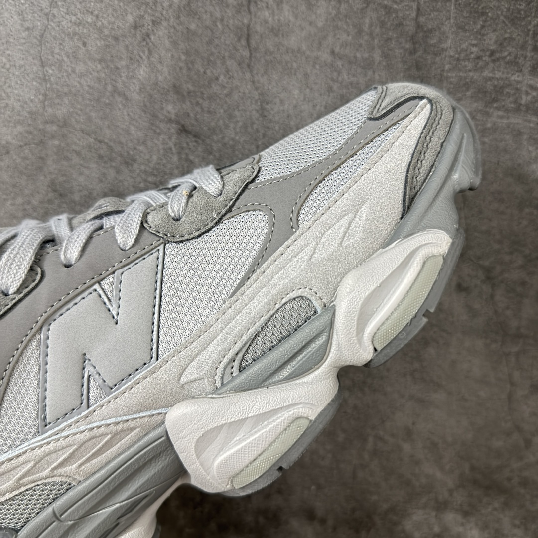 图片[6]-【公司级】New Balance NB 9060 复古单品 鞋款灵感源自设计师本人对夏日的怀日回忆。鞋面大身由空间双格及磨砂鞋面拼接而生，配以柔和、温暖的粉橘色调，夏日氛围拉满采用大面积网眼以及麂皮材质覆盖鞋身，还原经典气质。搭载ABZORB避震科技，由泡沫聚酯制成，上脚可以有效减少由鞋底反弹对身体及双腿的冲击 货号：U90609EL 尺码：36 37 37.5 38 38.5 39.5 40 40.5 41.5 42 42.5 43 44 45-选品中心