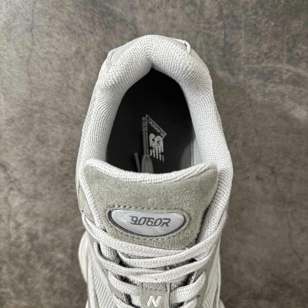 图片[8]-【公司级】New Balance NB 9060 复古单品 鞋款灵感源自设计师本人对夏日的怀日回忆。鞋面大身由空间双格及磨砂鞋面拼接而生，配以柔和、温暖的粉橘色调，夏日氛围拉满采用大面积网眼以及麂皮材质覆盖鞋身，还原经典气质。搭载ABZORB避震科技，由泡沫聚酯制成，上脚可以有效减少由鞋底反弹对身体及双腿的冲击 货号：U90609EL 尺码：36 37 37.5 38 38.5 39.5 40 40.5 41.5 42 42.5 43 44 45-选品中心