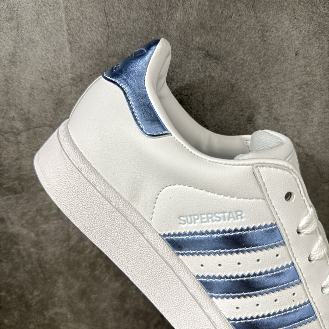 图片[7]-【公司级】阿迪达斯/三叶草Adidas Originals Superstar II 经典贝壳头古着系列低帮百搭休闲运动板鞋“白冰蓝” 货号：LA7739 尺码：35 36 36⅔ 37⅓ 38 38⅔ 39⅓ 40-选品中心