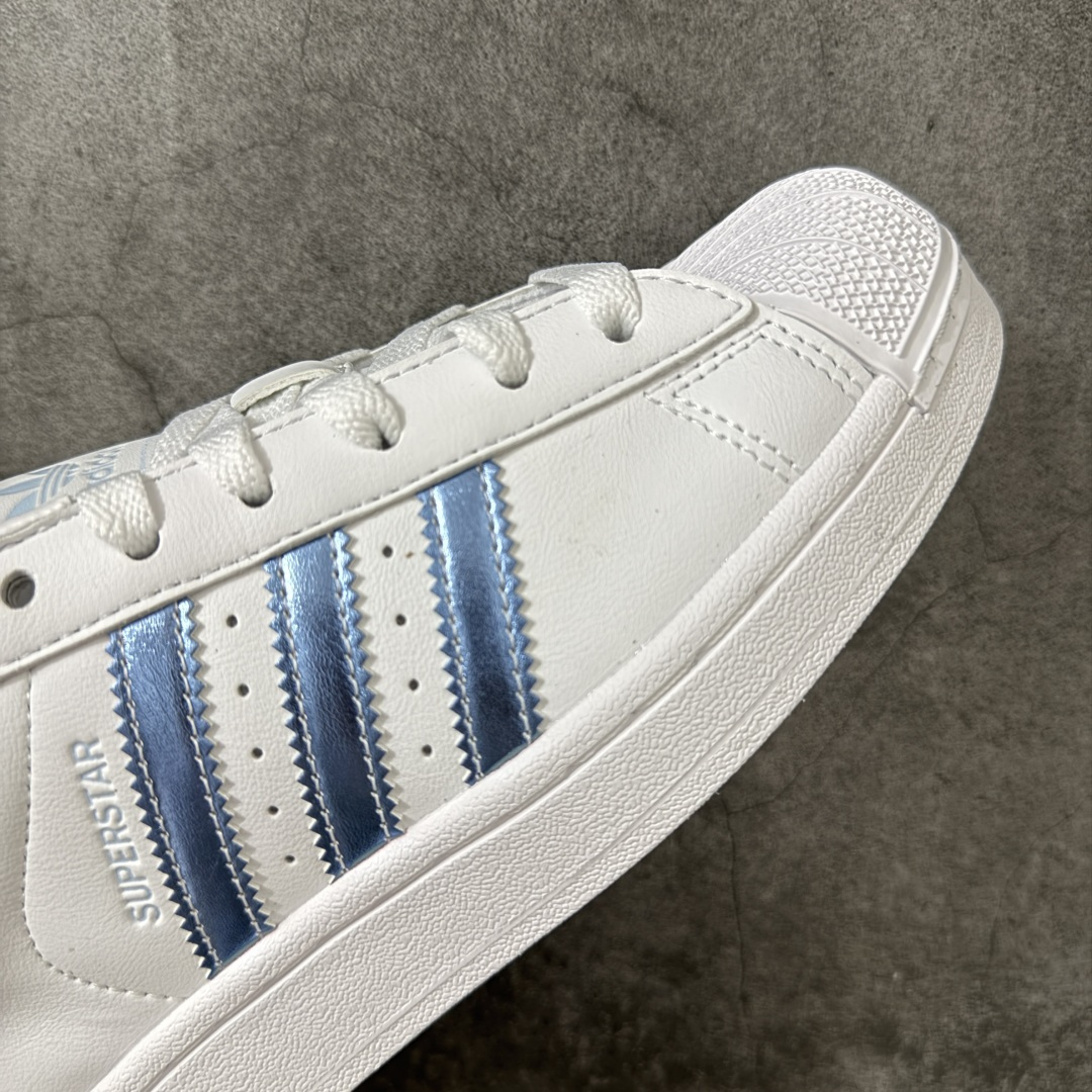 图片[6]-【公司级】阿迪达斯/三叶草Adidas Originals Superstar II 经典贝壳头古着系列低帮百搭休闲运动板鞋“白冰蓝” 货号：LA7739 尺码：35 36 36⅔ 37⅓ 38 38⅔ 39⅓ 40-选品中心