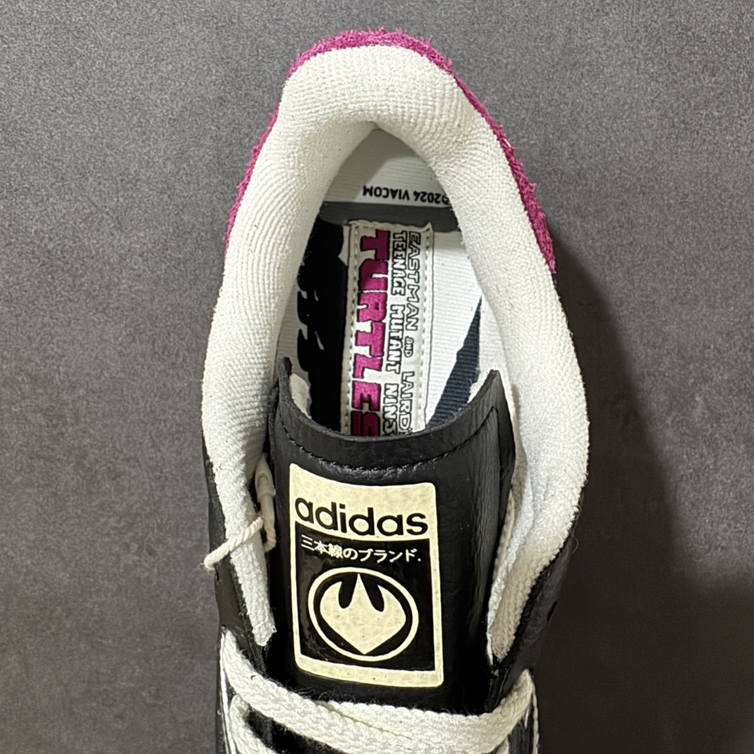 图片[6]-【公司级】忍者神龟40周年系列联名鞋款Teenage Mutant Ninja Turtles x Adidas Originals Superstar\”Master Splinter\”经典贝壳头系列低帮百搭休闲运动板鞋HH“联名黑银红”货号：IH7767 尺码：35-44带半码-选品中心
