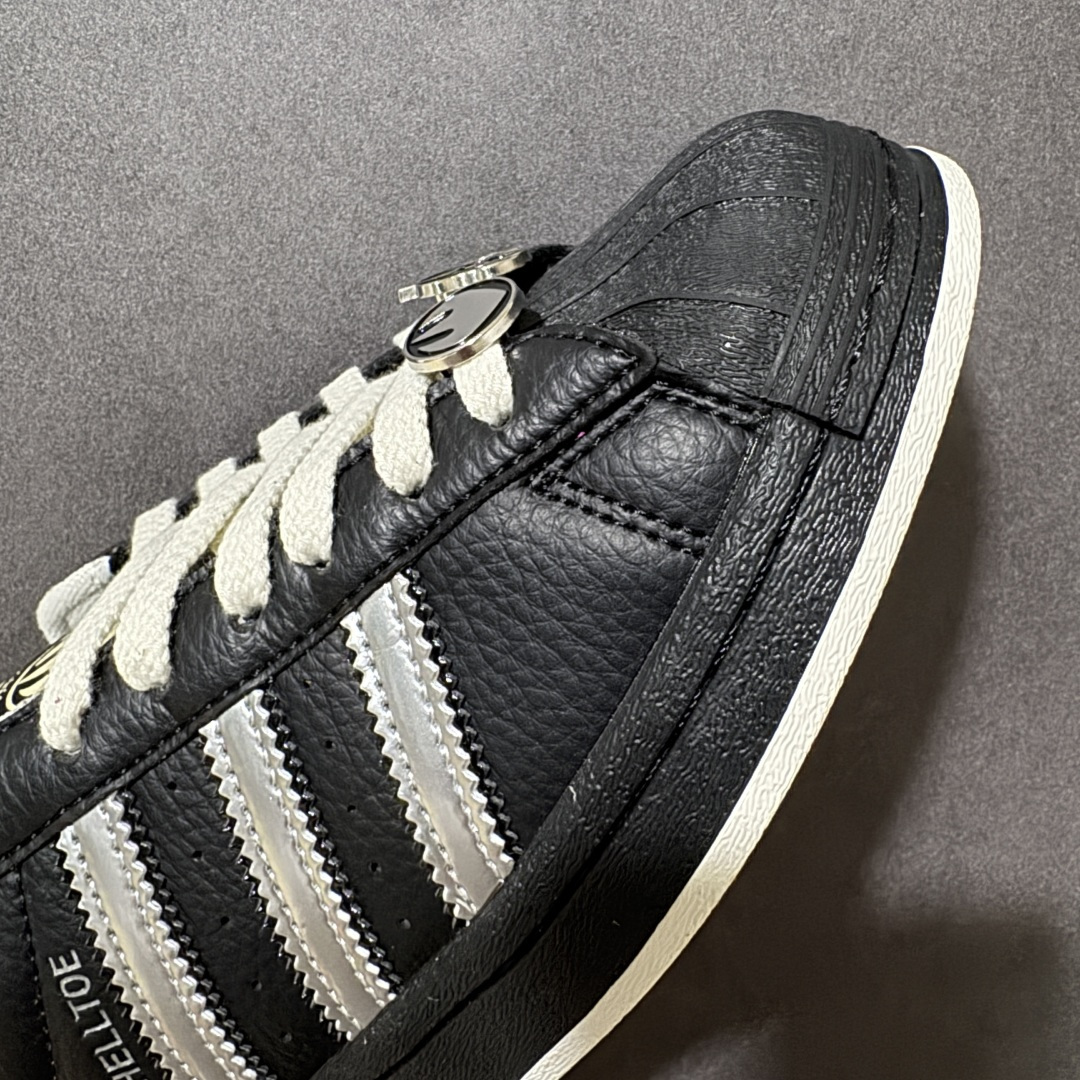 图片[8]-【公司级】忍者神龟40周年系列联名鞋款Teenage Mutant Ninja Turtles x Adidas Originals Superstar\”Master Splinter\”经典贝壳头系列低帮百搭休闲运动板鞋HH“联名黑银红”货号：IH7767 尺码：35-44带半码-选品中心