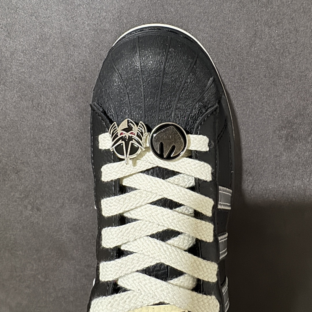 图片[5]-【公司级】忍者神龟40周年系列联名鞋款Teenage Mutant Ninja Turtles x Adidas Originals Superstar\”Master Splinter\”经典贝壳头系列低帮百搭休闲运动板鞋HH“联名黑银红”货号：IH7767 尺码：35-44带半码-选品中心