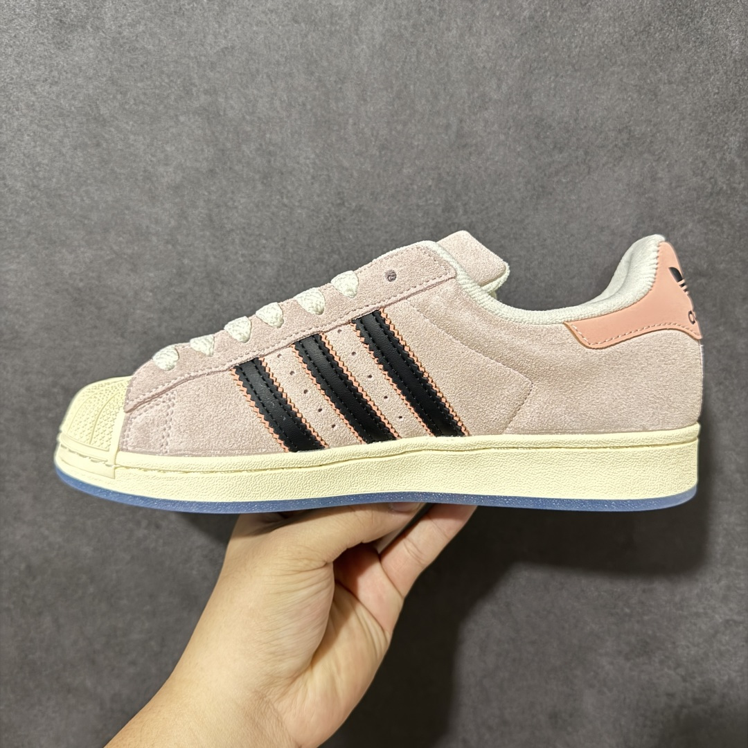 图片[2]-【公司级】adidas originals x SPONGEBOB SQUAREPANTS海绵宝宝 SUPERSTAR 舒适百搭 低帮 经典贝壳头系列低帮百搭休闲运动板鞋 货号：JQ6778 尺码：35-44带半码-选品中心
