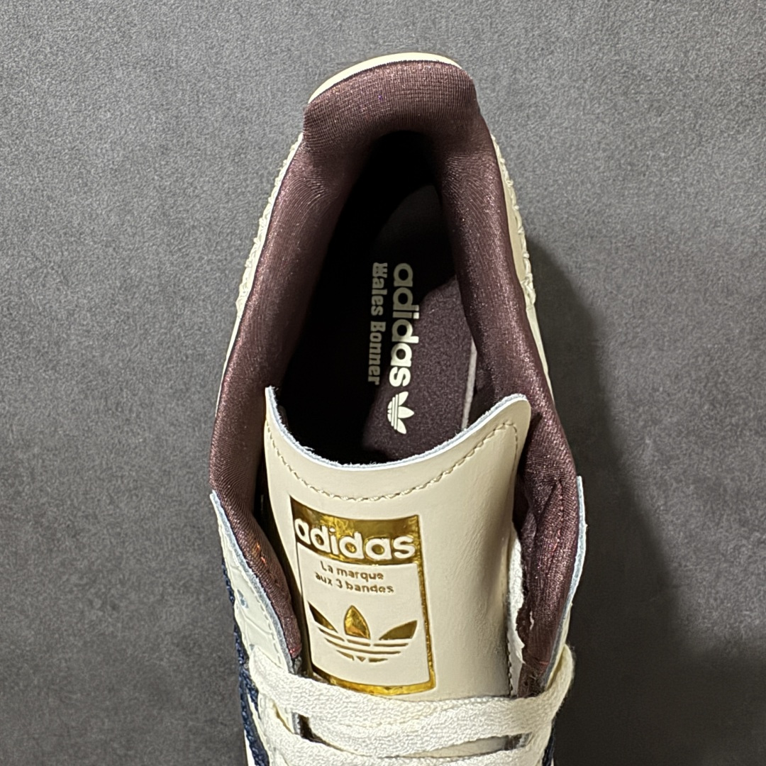 图片[6]-【公司级】英国设计师品牌Wales Bonner x Adidas Superstar\”Wonder White/Collegiate Navy\”经典贝壳头系列低帮百搭休闲运动板鞋CP“联名鳄鱼纹米白海军蓝” 货号：JP7161 尺码：35⅔ 36 36⅔ 37⅓ 38 38⅔ 39⅓ 40 40⅔ 41⅓ 42 42⅔ 43⅓ 44-选品中心