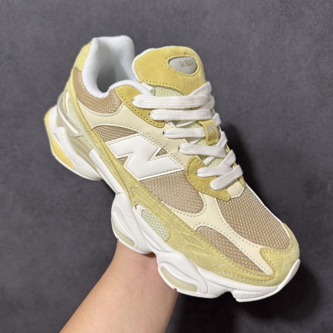图片[3]-【公司级】New Balance 9060系列 新百伦 复古休闲运动慢跑鞋 鞋面大身由空间双格及磨砂鞋面拼接而生 采用大面积网眼以及麂皮材质覆盖鞋身 还原经典气质 搭载ABZORB避震科技 由泡沫聚酯制成 上脚可以有效减少由鞋底反弹对身体及双腿的冲击力 货号： U90606U0 尺码：36-45带半码-选品中心