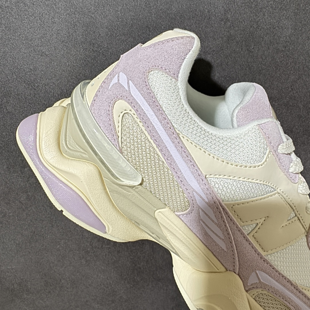 图片[7]-【公司级】New Balance 9060系列 新百伦 复古休闲运动慢跑鞋 鞋面大身由空间双格及磨砂鞋面拼接而生 采用大面积网眼以及麂皮材质覆盖鞋身 还原经典气质 搭载ABZORB避震科技 由泡沫聚酯制成 上脚可以有效减少由鞋底反弹对身体及双腿的冲击力 货号： U90607O1 尺码：36-45带半码-选品中心