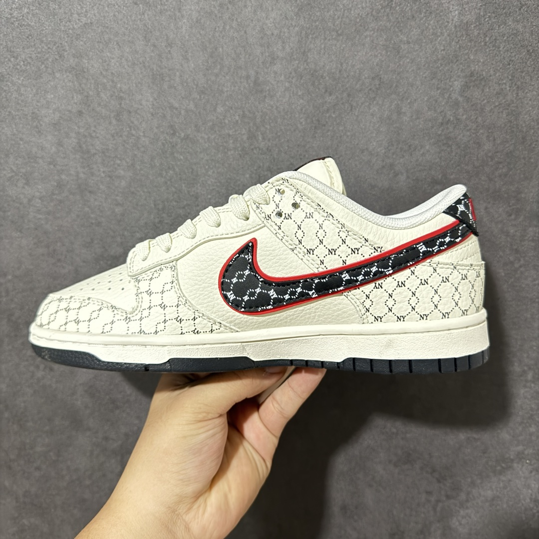 图片[2]-【定制版】Nike X NY满色黑红 Dunk定制联名洋基队 男女同款 尺码：36-46 带半码 货号：HS1024-002-选品中心