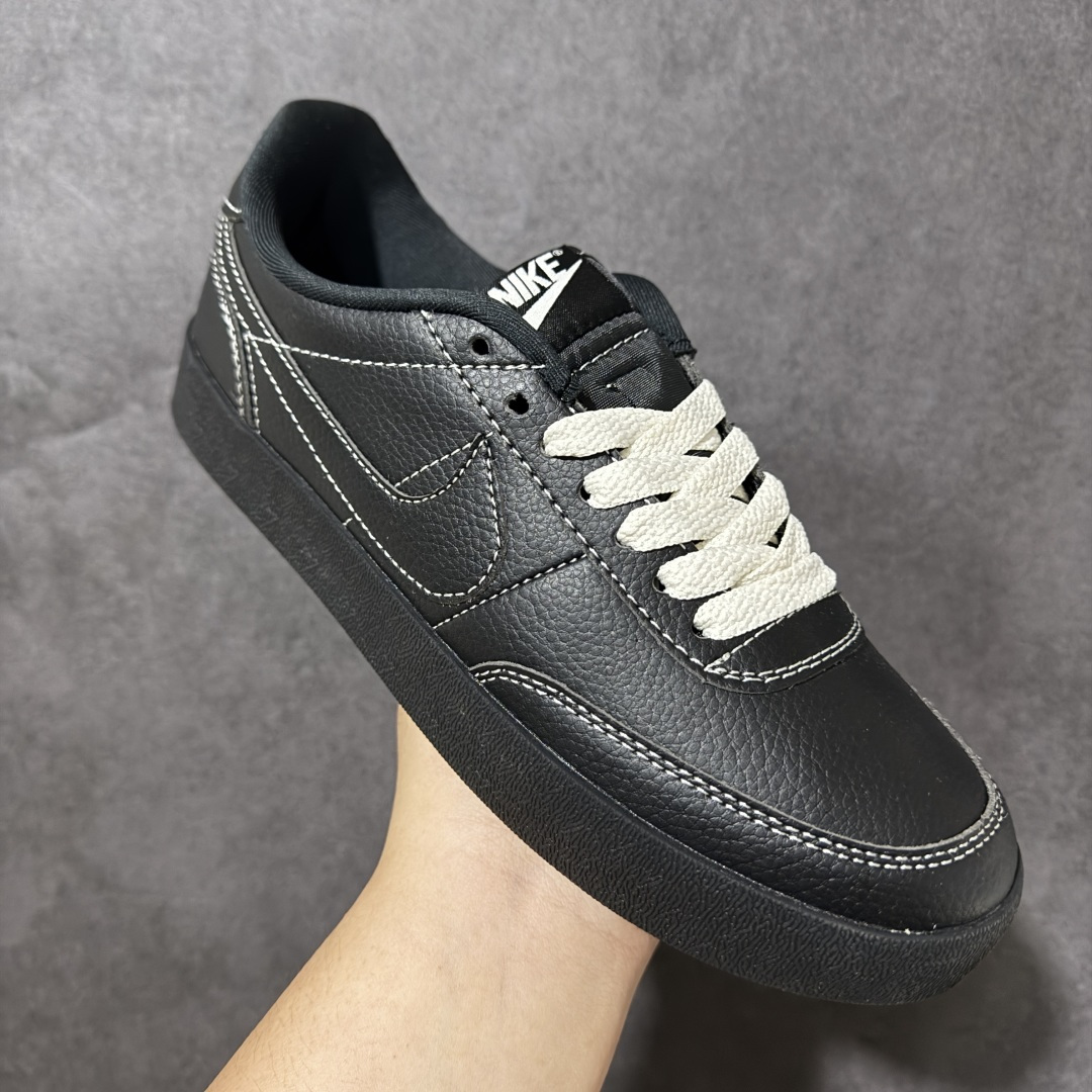 图片[3]-【公司级】Nike Killshot2 Iearner FS 耐克德训全系运动休闲德训板鞋 市面唯一全新版型全新大底 进口头层麂皮 耐磨耐穿四季可穿 百搭不怯场 美拉德风格德训经典时尚休闲百搭 货号：HQ3489-010 尺码：36 36.5 37.5 38 38.5 39 40 40.5 41 42 42.5 43 44 44.5 45-选品中心