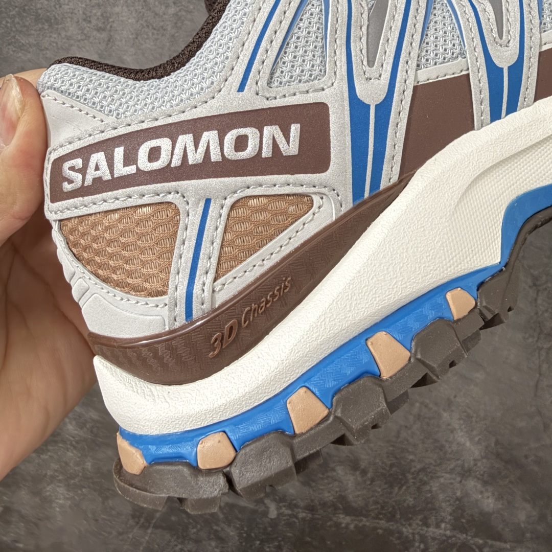 图片[3]-【套盒K版】SALOMON 萨洛蒙 XA PRO 3D 户外运动 网布减震防滑透气 低帮跑步鞋 男女同款 灰蓝 L45485200 全新品质 巅峰之作 所有配色均购物原版拆解1：1开发 原材料打造 非市场公版便宜货 私模大底 清洁度比市场所有版本都高 全套原纸板楦头开发 原厂网布配套 确保原汁原味 完美呈现版型 原档数据独家私模五层组合大底 男女鞋同步官方开发至46 原装Ortholite轻量化鞋垫 中底布带钢印编号 原厂TPU锁扣 进口港宝加持 后跟自然饱满 还原公司包裹性 鞋面采用SENSIFT贴合技术 全方位贴合包裹脚型 鞋跟部鞋底牵引设计 提供强大的抓地性能 更适应野外崎岖不平的道路 其3D ADVANCED CHASSIS底盘 材料轻量大化 钉齿设计更具稳定性 防护性 鞋底易磨损区运用CONTAGRIP高耐磨材料 应对城市硬质路面长距离跑考验 尺码：36 36.5 37.5 38 38.5 39 40 40.5 41 42 42.5 43 44 45 46-选品中心