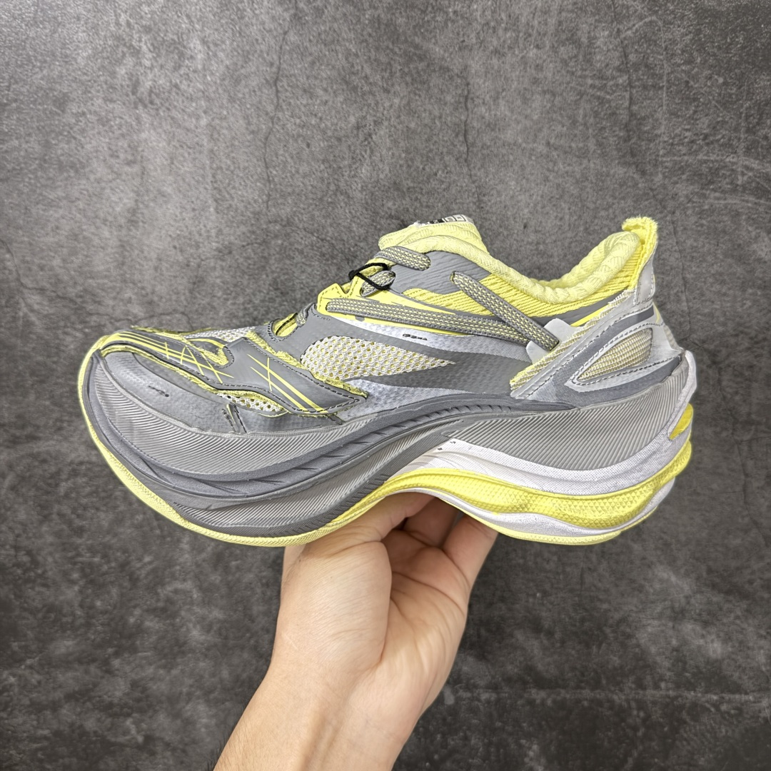 图片[2]-【OK纯原】Balenciaga巴黎世家26代 Jet 压纹印花 圆头厚底4.25cm 低帮 老爹鞋 男女款 市场老牌巴黎世家大厂出品 品质价格无需多言 原鞋原材料打造 一比一细节还原 此款相对之前款式轻质很多 超厚鞋底增高4-5cm 高街风格 尺码：35-46-选品中心