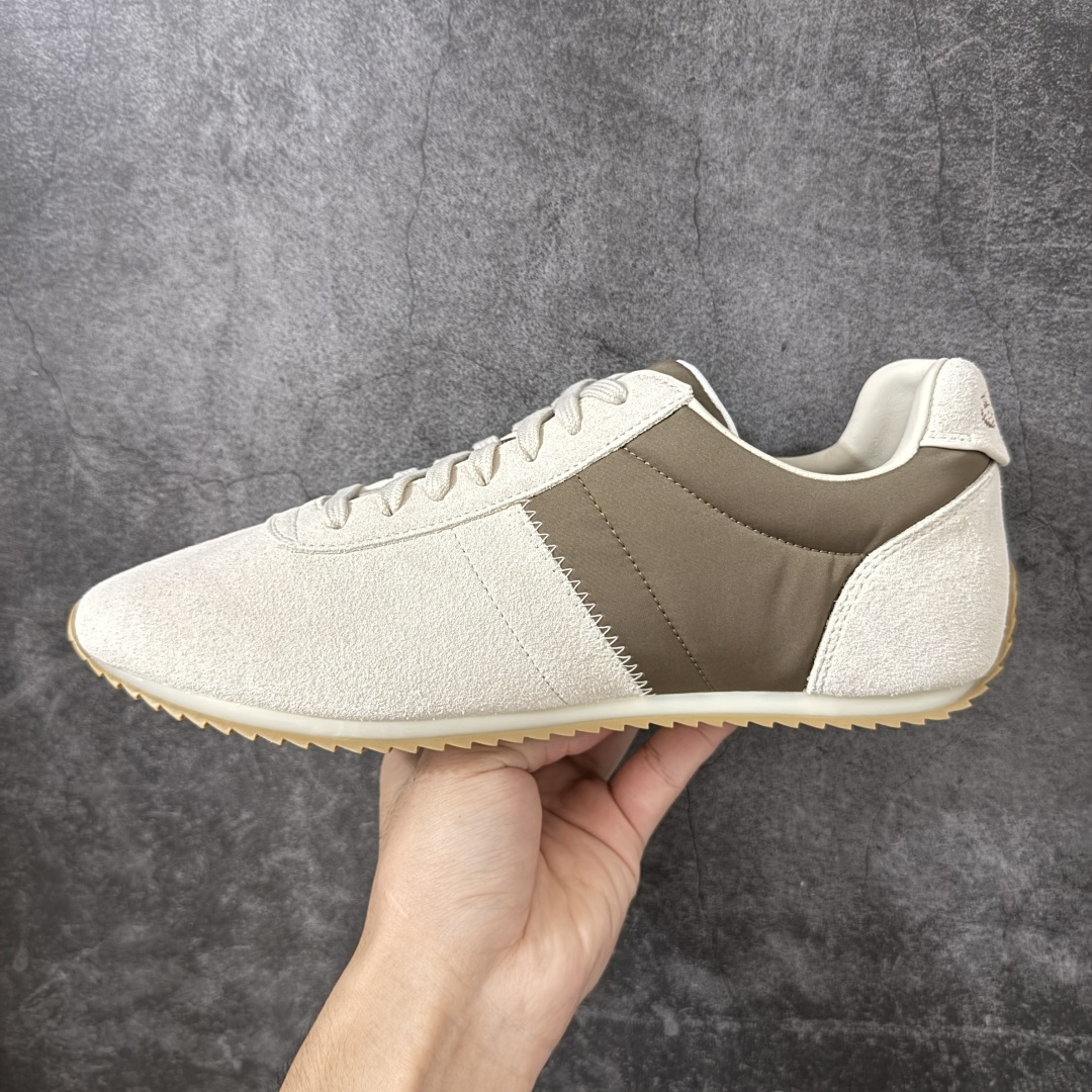 图片[2]-【莞产礼盒版】Loro Piana LP诺悠翩雅 Walk Wish新款运动鞋 2026最新配色，时尚休闲运动德训鞋‼️ 鞋面：高丝光牛反绒➕真丝布 鞋舌：芯片 内里：羊皮➕布 大底：TPU 尺码：35 36 37 38 39 40 41 42 43 44 45-选品中心