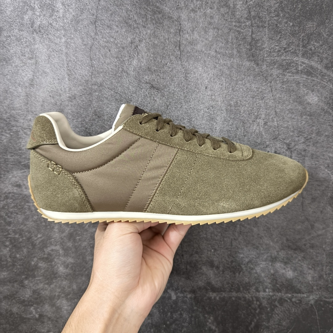 【莞产礼盒版】Loro Piana LP诺悠翩雅 Walk Wish新款运动鞋 2026最新配色，时尚休闲运动德训鞋‼️ 鞋面：高丝光牛反绒➕真丝布 鞋舌：芯片 内里：羊皮➕布 大底：TPU 尺码：35 36 37 38 39 40 41 42 43 44 45-选品中心