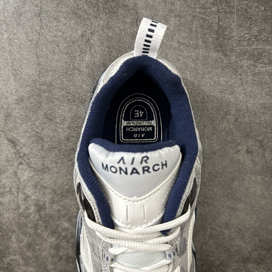 图片[8]-【手绘定制版】耐克 Nike Air Monarch IV男女子训练鞋厚底老爹鞋休闲复古运动鞋。Nike Air Monarch IV 运动鞋为你打造出众的训练装备，耐穿鞋面提供有效支撑。轻盈泡绵结合 Nike Air 缓震配置，塑就舒适非凡的迈步体验。皮革、合成材质与织物组合鞋面，塑就经典外观，经久耐穿，全掌内嵌式 Air 缓震配置，缔造出众缓震体验，舒适非凡，支撑力强，硬质橡胶外底经久耐穿，提供可驾驭多种地面的出众抓地力。 货号：415445-102 尺码：36 36.5 37.5 38 38.5 39 40 40.5 41 42 42.5 43 44 45-选品中心