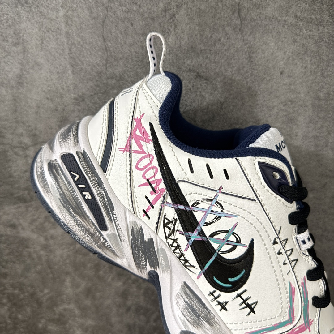 图片[7]-【手绘定制版】耐克 Nike Air Monarch IV男女子训练鞋厚底老爹鞋休闲复古运动鞋。Nike Air Monarch IV 运动鞋为你打造出众的训练装备，耐穿鞋面提供有效支撑。轻盈泡绵结合 Nike Air 缓震配置，塑就舒适非凡的迈步体验。皮革、合成材质与织物组合鞋面，塑就经典外观，经久耐穿，全掌内嵌式 Air 缓震配置，缔造出众缓震体验，舒适非凡，支撑力强，硬质橡胶外底经久耐穿，提供可驾驭多种地面的出众抓地力。 货号：415445-102 尺码：36 36.5 37.5 38 38.5 39 40 40.5 41 42 42.5 43 44 45-选品中心