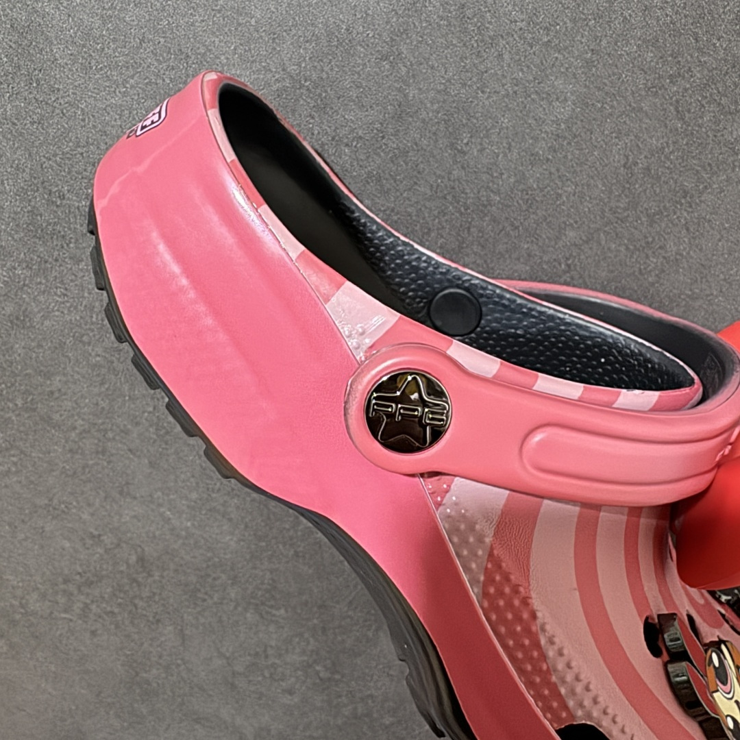 图片[7]-【纯原版】The Powerpuff Girls x Crocs 卡骆驰 飞天小女警联名 沙滩洞洞鞋 凉鞋拖鞋 全新莞产高端品质鞋底可增高2CM 鞋面更加耐用易清洗 该鞋款轻盈舒适 尺码：M4（36-37）M5（37-38）M6（38-39）M7(39-40）-选品中心