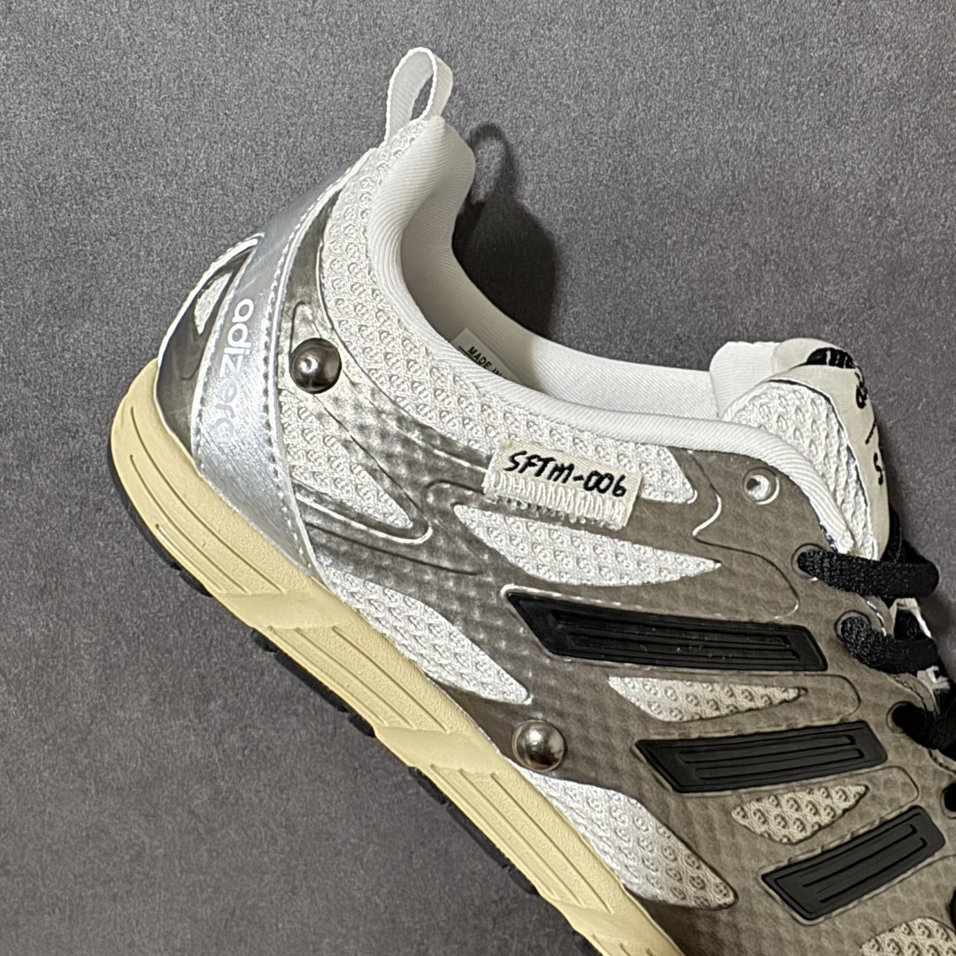 图片[7]-【公司ZH版】Adidas Adizero PR Sftm 联名款 阿迪低帮休闲生活鞋  #原楦纸板数据开发 鞋身采用网眼+TPU材质，大面TPU1.0​厚度，耐磨防撕裂面料和TPU后跟结构，金属铆钉点缀鞋面，搭配织物内里，舒适妥帖。双密度大底设计，更具稳定性。细节处理无敌。 货号：HP3521  尺码：36-45-选品中心