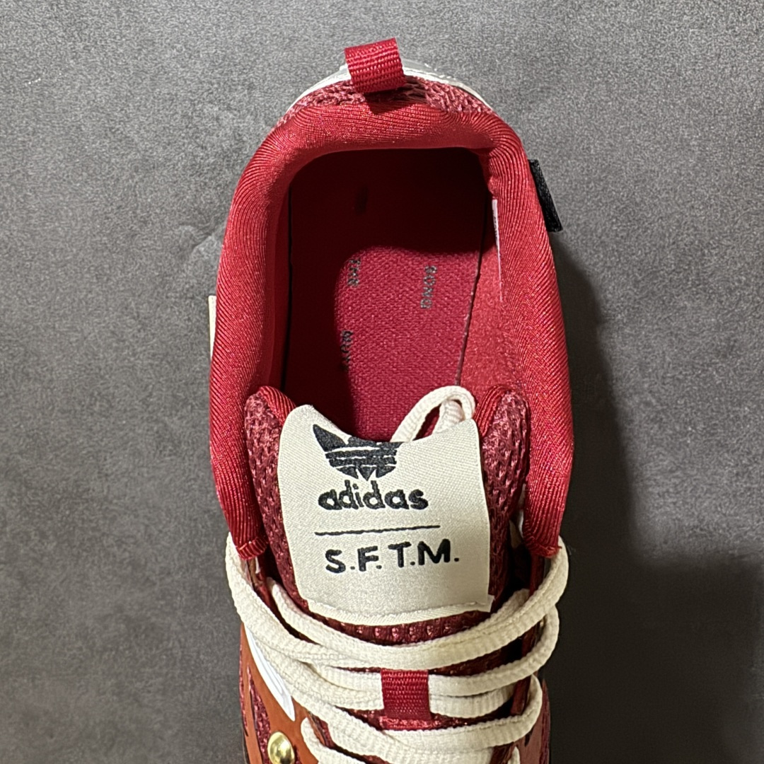 图片[6]-【公司ZH版】Adidas Adizero PR Sftm 联名款 阿迪低帮休闲生活鞋  #原楦纸板数据开发 鞋身采用网眼+TPU材质，大面TPU1.0​厚度，耐磨防撕裂面料和TPU后跟结构，金属铆钉点缀鞋面，搭配织物内里，舒适妥帖。双密度大底设计，更具稳定性。细节处理无敌。 货号：HP3522  尺码：36-45-选品中心