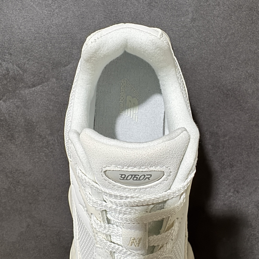 图片[6]-【公司级】New Balance NB 9060 复古单品 鞋款灵感源自设计师本人对夏日的怀日回忆。鞋面大身由空间双格及磨砂鞋面拼接而生，配以柔和、温暖的粉橘色调，夏日氛围拉满采用大面积网眼以及麂皮材质覆盖鞋身，还原经典气质。搭载ABZORB避震科技，由泡沫聚酯制成，上脚可以有效减少由鞋底反弹对身体及双腿的冲击 货号：U90604EL 尺码：36 37 37.5 38 38.5 39.5 40 40.5 41.5 42 42.5 43 44 45-选品中心