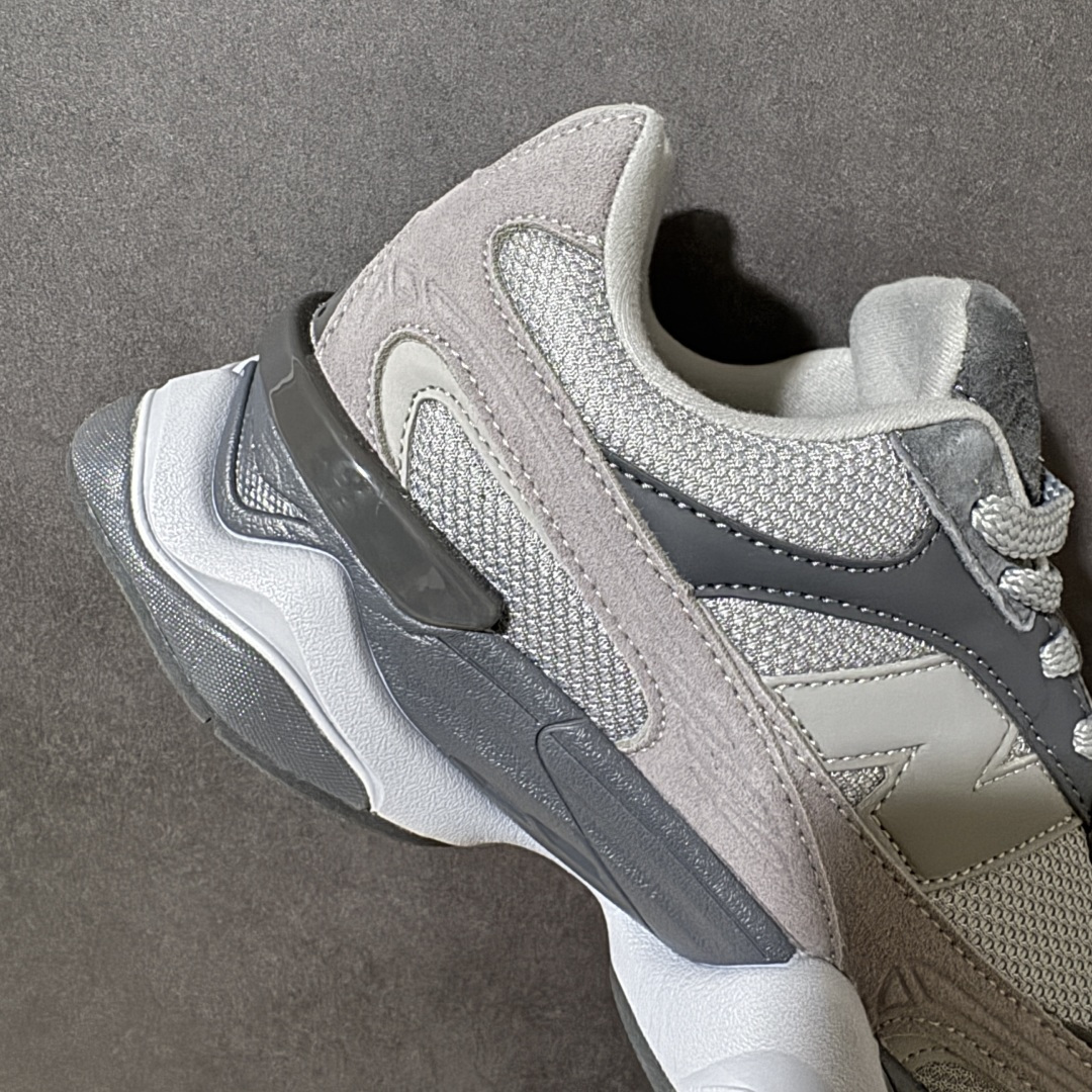 图片[6]-【公司级】New Balance NB 9060 复古单品 鞋款灵感源自设计师本人对夏日的怀日回忆。鞋面大身由空间双格及磨砂鞋面拼接而生，配以柔和、温暖的粉橘色调，夏日氛围拉满采用大面积网眼以及麂皮材质覆盖鞋身，还原经典气质。搭载ABZORB避震科技，由泡沫聚酯制成，上脚可以有效减少由鞋底反弹对身体及双腿的冲击 货号：U90609EL 尺码：36 37 37.5 38 38.5 39.5 40 40.5 41.5 42 42.5 43 44 45-选品中心