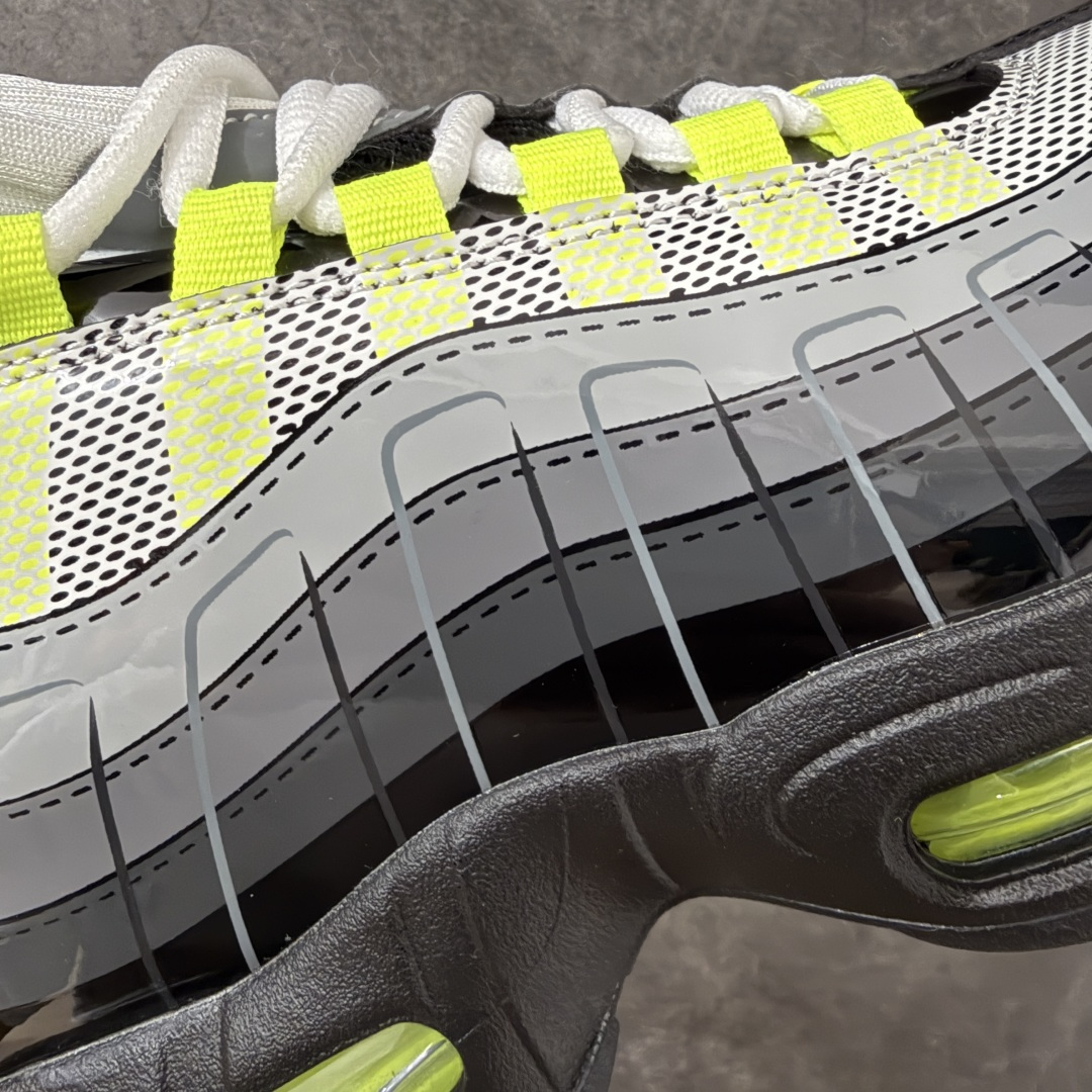 图片[5]-【EM纯原/小绿x】Lego x NK Air Max 95 乐高联名款 低帮休闲运动板鞋 IO4801-002 外贸专供品质 原数据私模打造 全新私模大底 真实半码一码一模 原厂高频 定制原版手提箱鞋盒 区别市面通货版本 注意⚠鞋盒成本高 人为乱涂或损坏扣20元 童鞋尺码：4Y/36 5Y/37.5 5.5Y/38 6Y/38.5 6.5Y/39 7Y/40-选品中心