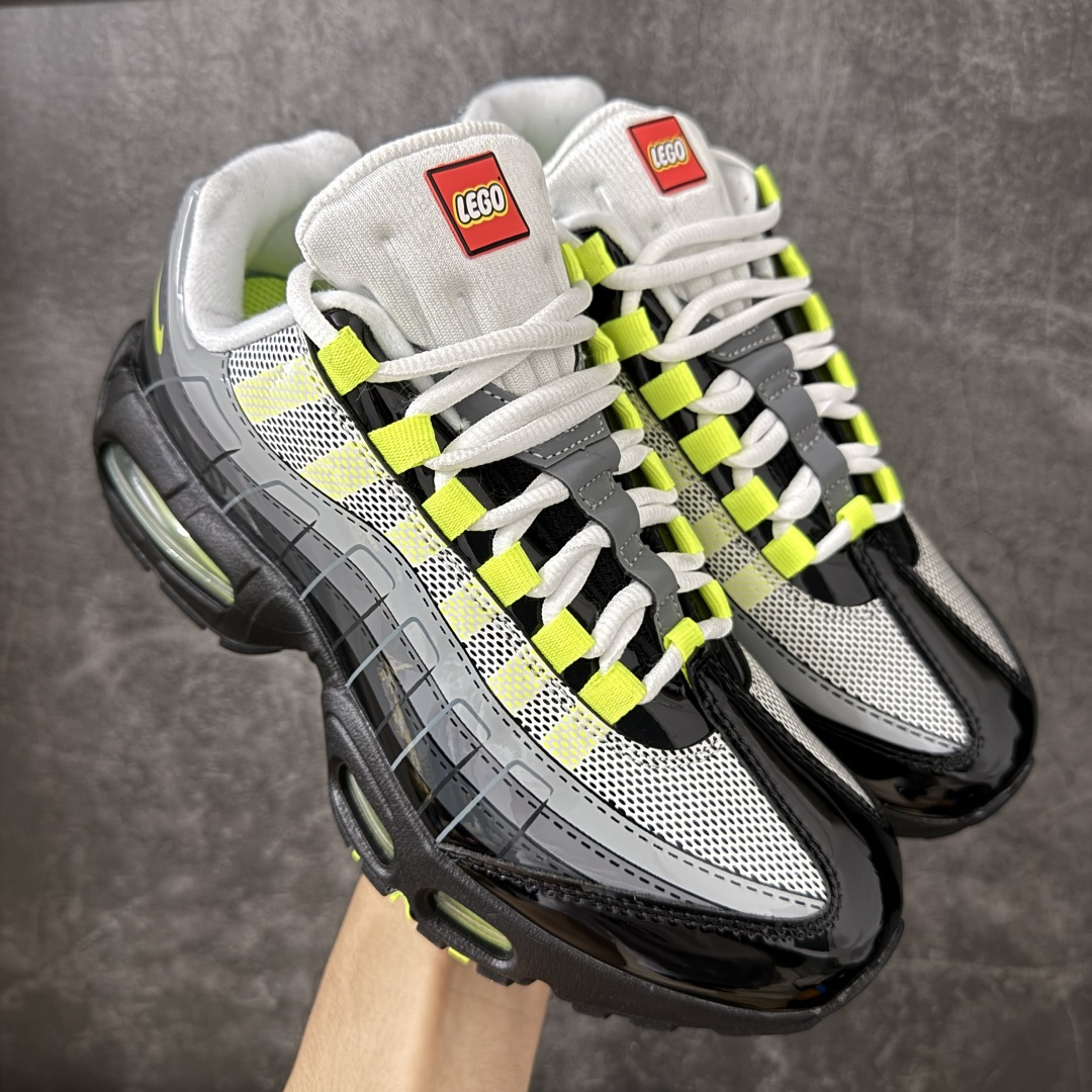 【EM纯原/小绿x】Lego x NK Air Max 95 乐高联名款 低帮休闲运动板鞋 IO4801-002 外贸专供品质 原数据私模打造 全新私模大底 真实半码一码一模 原厂高频 定制原版手提箱鞋盒 区别市面通货版本 注意⚠鞋盒成本高 人为乱涂或损坏扣20元 童鞋尺码:4Y/36 5Y/37.5 5.5Y/38 6Y/38.5 6.5Y/39 7Y/40-选品中心