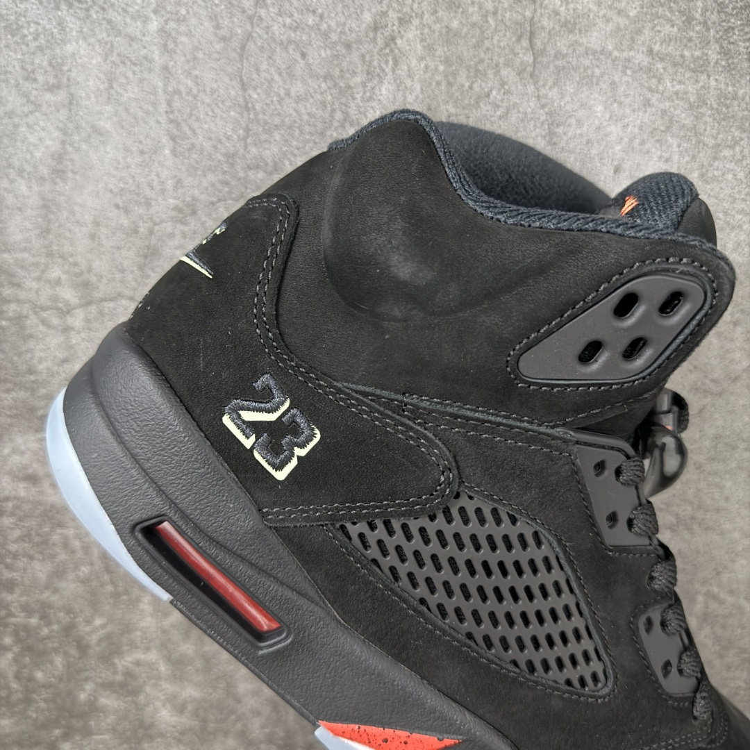 图片[7]-【纯原F版】AJ5万圣节 Air Jordan 5 Halloween 舒适贴合 复古篮球鞋 黑红 货号：HQ7978-001 原厂材料 原厂模具 原厂楦头 市场正确版本 区分错版 国内一线大厂出品 匠心打造 原厂皮料原厂数据 全新纸板 模具打造 外贸 平台高端零售专供品质 品质毋庸置疑 一眼正品既视感 细节均已解码 尺码：40 40.5 41 42 42.5 43 44 44.5 45 46 47.5 48.5-选品中心