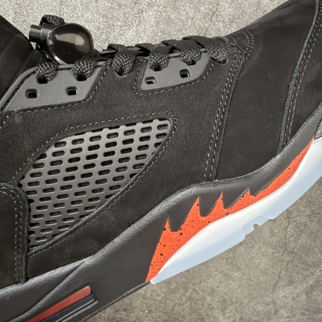 图片[4]-【纯原F版】AJ5万圣节 Air Jordan 5 Halloween 舒适贴合 复古篮球鞋 黑红 货号：HQ7978-001 原厂材料 原厂模具 原厂楦头 市场正确版本 区分错版 国内一线大厂出品 匠心打造 原厂皮料原厂数据 全新纸板 模具打造 外贸 平台高端零售专供品质 品质毋庸置疑 一眼正品既视感 细节均已解码 尺码：40 40.5 41 42 42.5 43 44 44.5 45 46 47.5 48.5-选品中心