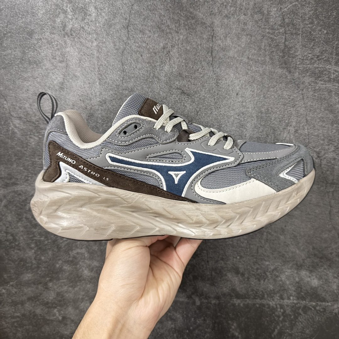 【公司级】Mizuno美津浓 Racer 复古百搭 舒适 防滑耐磨透气网面 低帮 户外功能鞋 尺码:40-45-选品中心