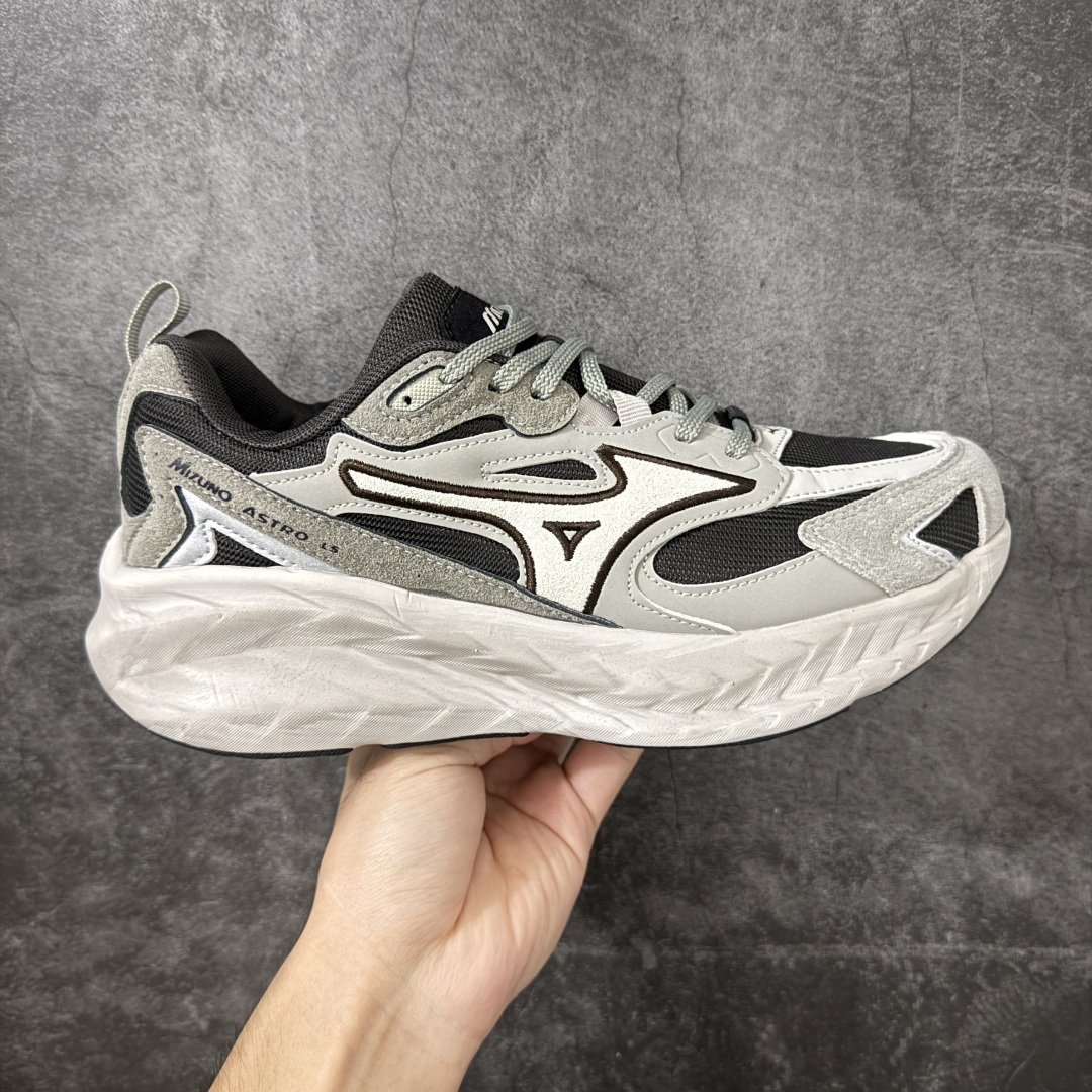 【公司级】Mizuno美津浓 Racer 复古百搭 舒适 防滑耐磨透气网面 低帮 户外功能鞋 尺码:40-45-选品中心