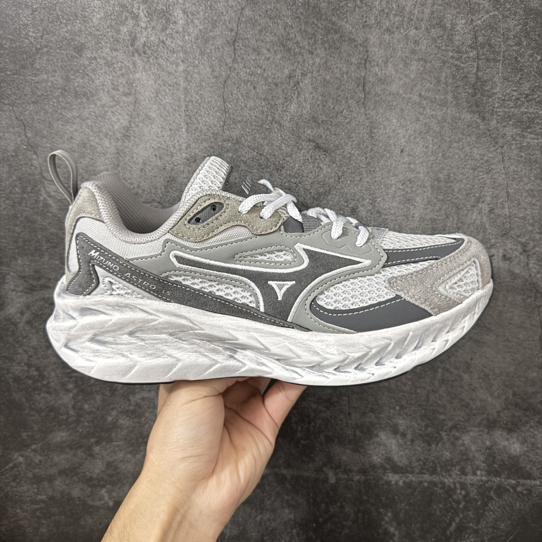 【公司级】Mizuno美津浓 Racer 复古百搭 舒适 防滑耐磨透气网面 低帮 户外功能鞋 尺码:40-45-选品中心