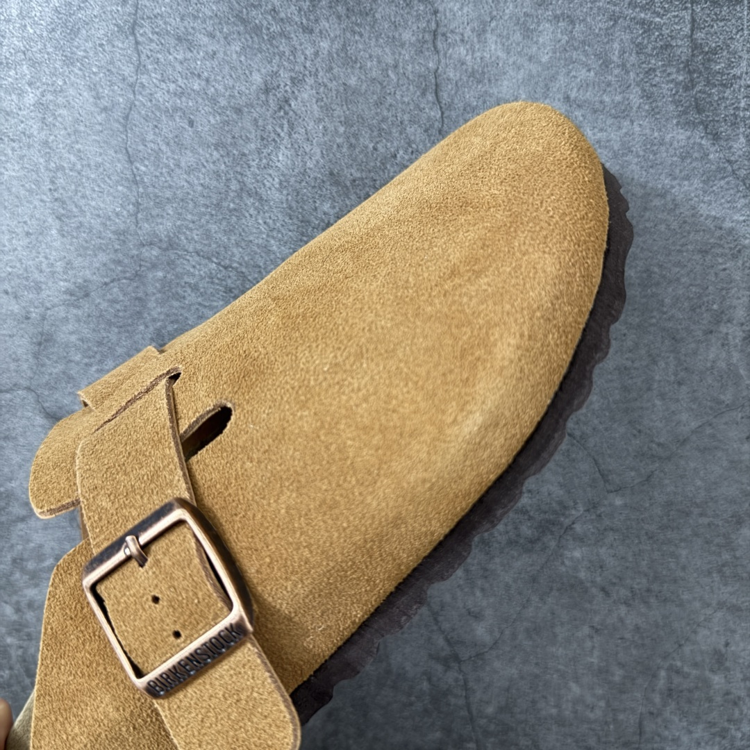 图片[6]-【纯原HT宽版】Birkenstock Boston 博肯/勃肯 系列上架 牛皮绒面革平底复古软木休闲鞋 宽版 深棕色 真正软木塞大底 品质细节领先市场版本 原产品质 采用质地柔软进口牛皮绒面革 无刺鼻异味 中底搭载缓震软木橡胶 进口头层牛皮 原版开模/版型/材质/细节遵循ZP工艺！ 市售顶级不吹文案 尺码：35-45-选品中心
