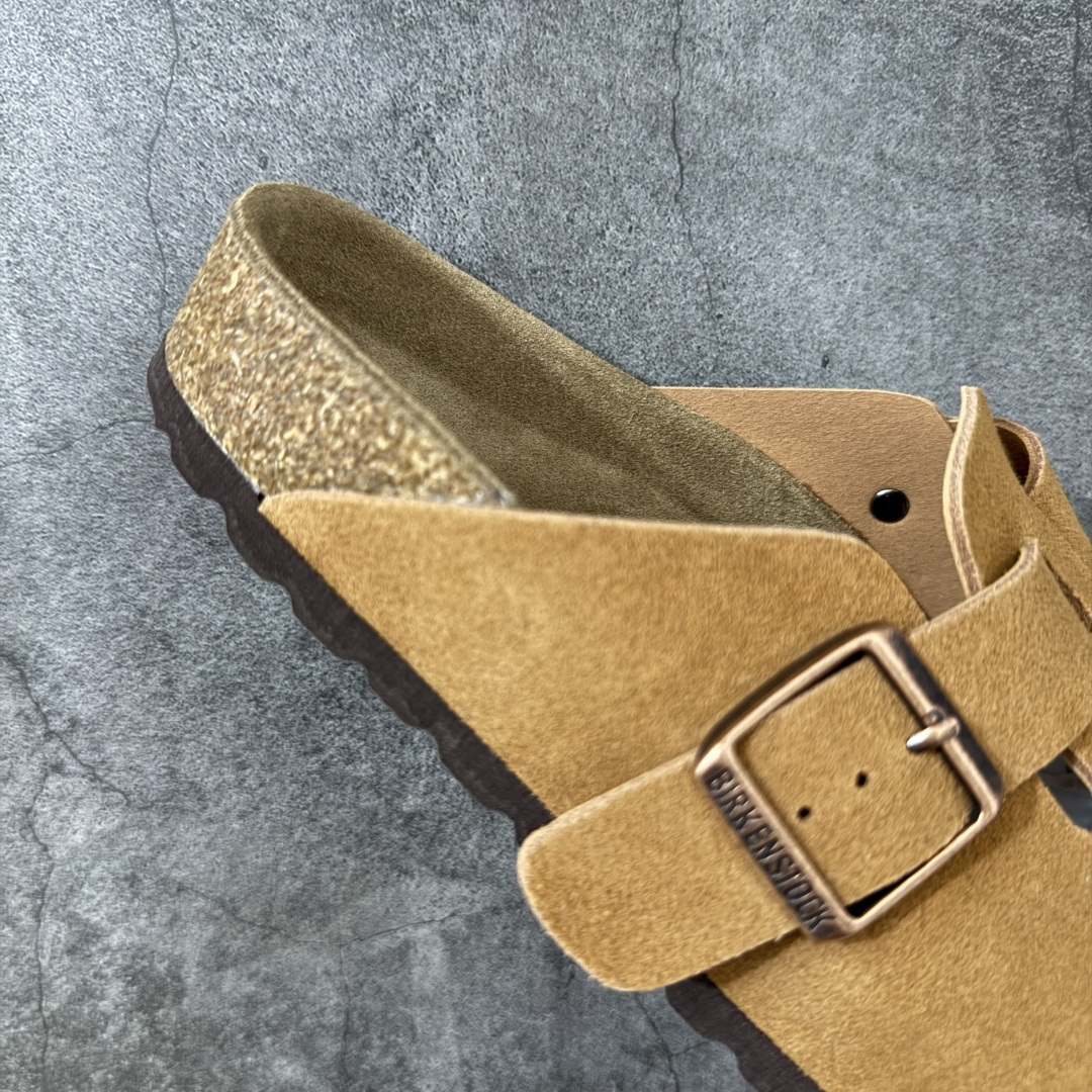 图片[7]-【纯原HT宽版】Birkenstock Boston 博肯/勃肯 系列上架 牛皮绒面革平底复古软木休闲鞋 宽版 深棕色 真正软木塞大底 品质细节领先市场版本 原产品质 采用质地柔软进口牛皮绒面革 无刺鼻异味 中底搭载缓震软木橡胶 进口头层牛皮 原版开模/版型/材质/细节遵循ZP工艺！ 市售顶级不吹文案 尺码：35-45-选品中心
