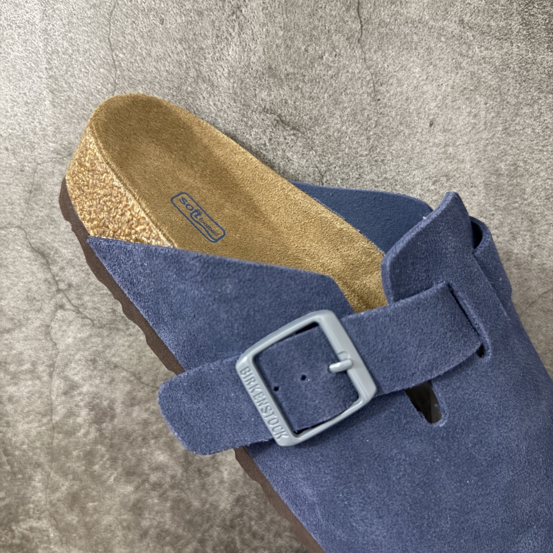 图片[7]-【纯原HT宽版】Birkenstock Boston 博肯/勃肯 系列上架 牛皮绒面革平底复古软木休闲鞋 宽版 深蓝色 真正软木塞大底 品质细节领先市场版本 原产品质 采用质地柔软进口牛皮绒面革 无刺鼻异味 中底搭载缓震软木橡胶 进口头层牛皮 原版开模/版型/材质/细节遵循ZP工艺！ 市售顶级不吹文案 尺码：35-45-选品中心