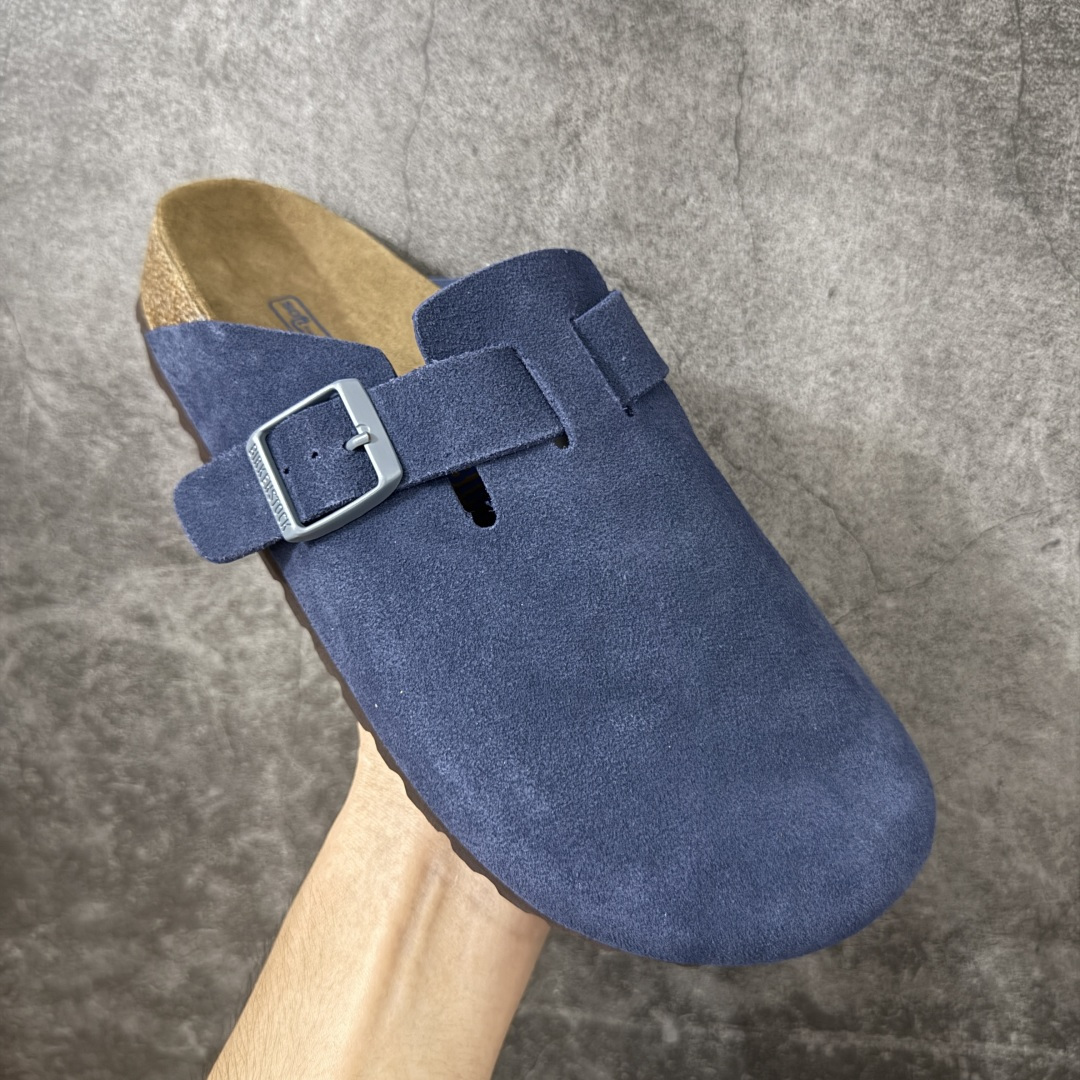 图片[3]-【纯原HT宽版】Birkenstock Boston 博肯/勃肯 系列上架 牛皮绒面革平底复古软木休闲鞋 宽版 深蓝色 真正软木塞大底 品质细节领先市场版本 原产品质 采用质地柔软进口牛皮绒面革 无刺鼻异味 中底搭载缓震软木橡胶 进口头层牛皮 原版开模/版型/材质/细节遵循ZP工艺！ 市售顶级不吹文案 尺码：35-45-选品中心