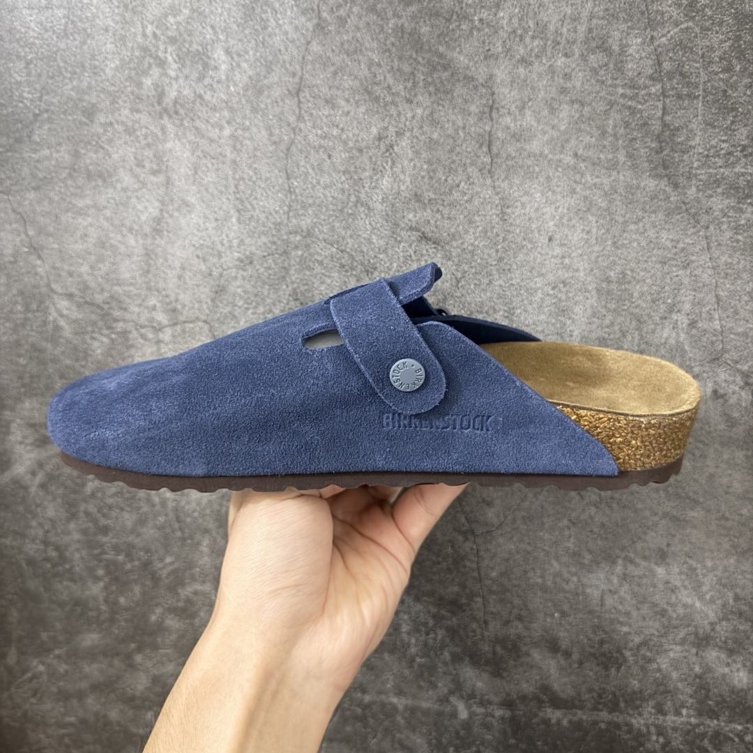 图片[2]-【纯原HT宽版】Birkenstock Boston 博肯/勃肯 系列上架 牛皮绒面革平底复古软木休闲鞋 宽版 深蓝色 真正软木塞大底 品质细节领先市场版本 原产品质 采用质地柔软进口牛皮绒面革 无刺鼻异味 中底搭载缓震软木橡胶 进口头层牛皮 原版开模/版型/材质/细节遵循ZP工艺！ 市售顶级不吹文案 尺码：35-45-选品中心