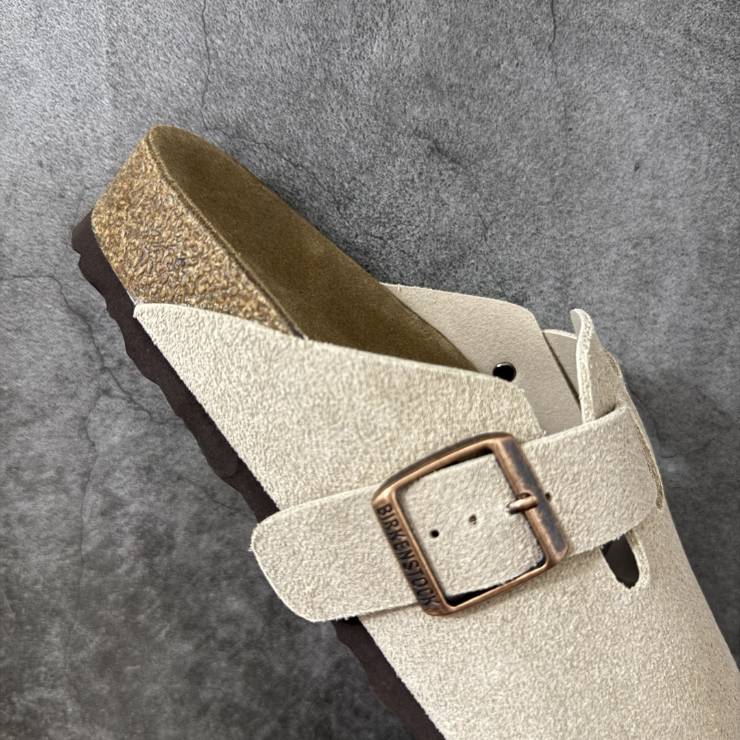 图片[7]-【纯原HT宽版】Birkenstock Boston 博肯/勃肯 系列上架 牛皮绒面革平底复古软木休闲鞋 宽版 沙色 真正软木塞大底 品质细节领先市场版本 原产品质 采用质地柔软进口牛皮绒面革 无刺鼻异味 中底搭载缓震软木橡胶 进口头层牛皮 原版开模/版型/材质/细节遵循ZP工艺！ 市售顶级不吹文案 尺码：35-45-选品中心