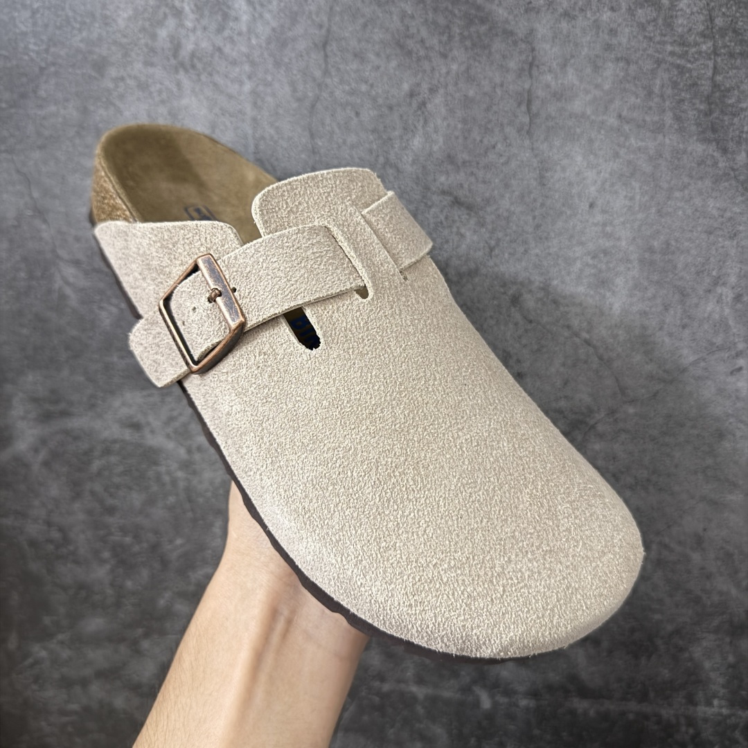 图片[3]-【纯原HT宽版】Birkenstock Boston 博肯/勃肯 系列上架 牛皮绒面革平底复古软木休闲鞋 宽版 沙色 真正软木塞大底 品质细节领先市场版本 原产品质 采用质地柔软进口牛皮绒面革 无刺鼻异味 中底搭载缓震软木橡胶 进口头层牛皮 原版开模/版型/材质/细节遵循ZP工艺！ 市售顶级不吹文案 尺码：35-45-选品中心