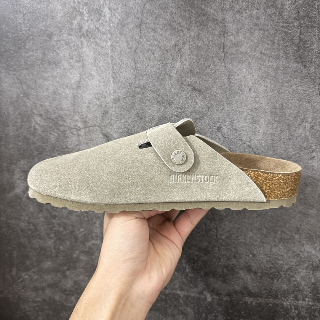 图片[2]-【纯原HT宽版】Birkenstock Boston 博肯/勃肯 系列上架 牛皮绒面革平底复古软木休闲鞋 宽版 卡其色 真正软木塞大底 品质细节领先市场版本 原产品质 采用质地柔软进口牛皮绒面革 无刺鼻异味 中底搭载缓震软木橡胶 进口头层牛皮 原版开模/版型/材质/细节遵循ZP工艺！ 市售顶级不吹文案 尺码：35-45-选品中心