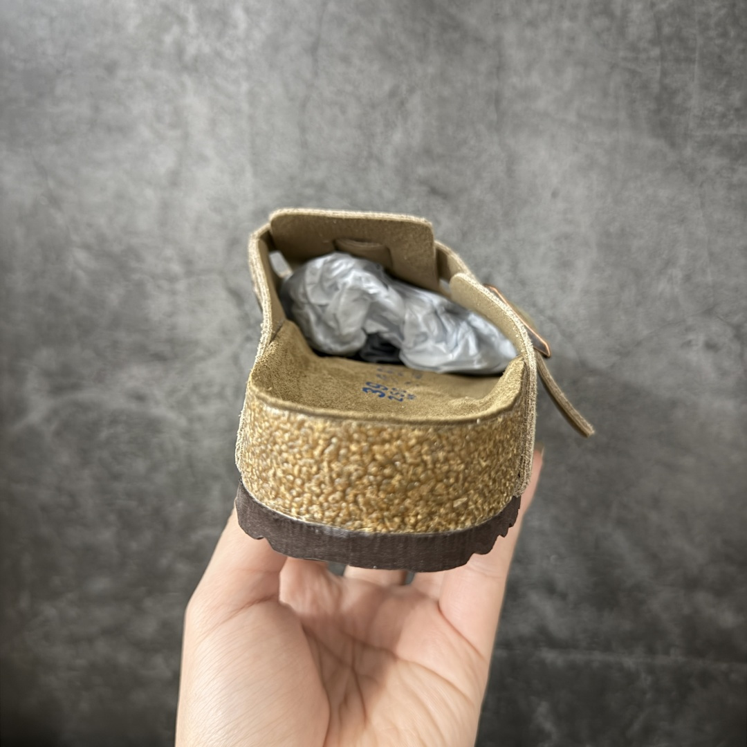 图片[4]-【纯原HT宽版】Birkenstock Boston 博肯/勃肯 系列上架 牛皮绒面革平底复古软木休闲鞋 宽版 栗色 真正软木塞大底 品质细节领先市场版本 原产品质 采用质地柔软进口牛皮绒面革 无刺鼻异味 中底搭载缓震软木橡胶 进口头层牛皮 原版开模/版型/材质/细节遵循ZP工艺！ 市售顶级不吹文案 尺码：35-45-选品中心