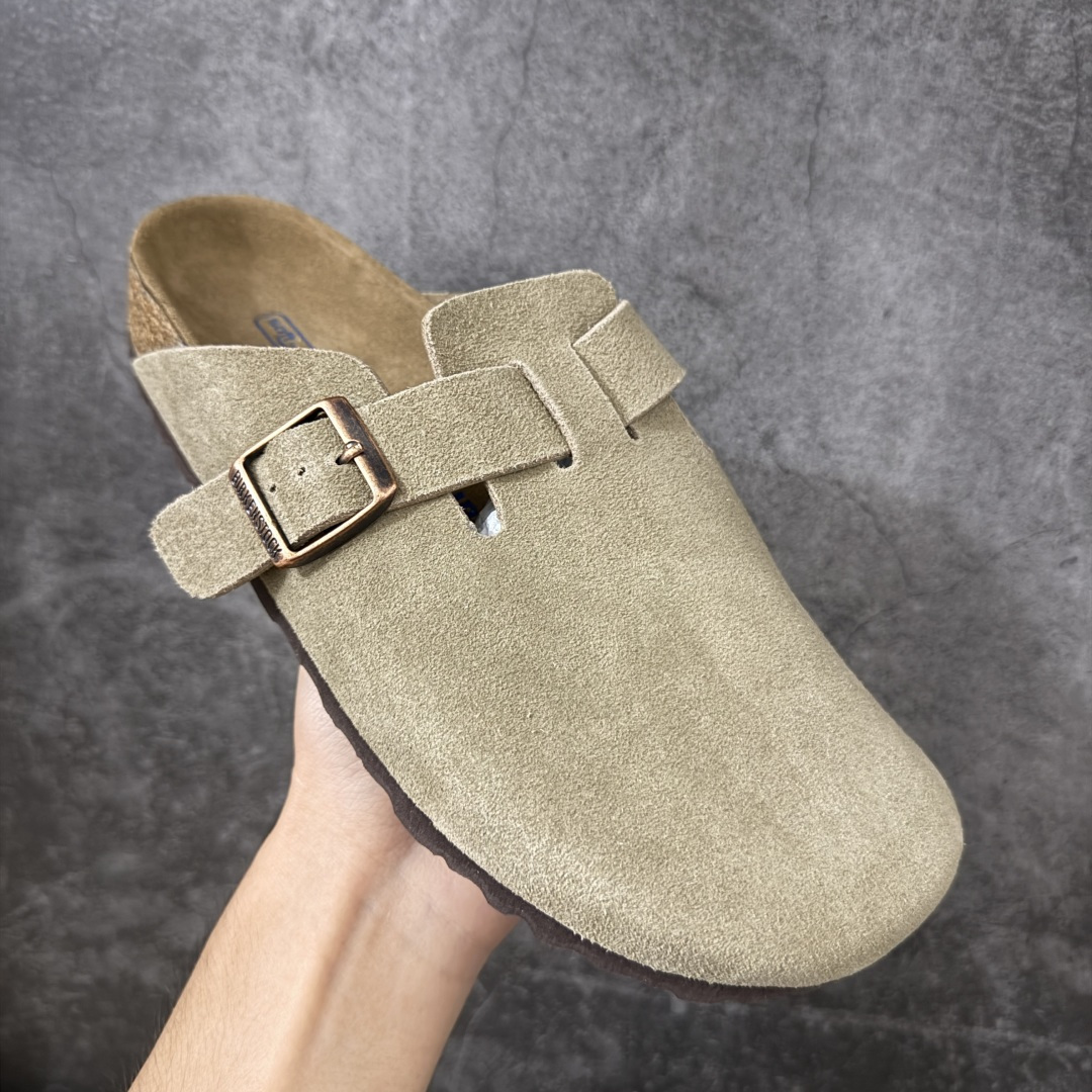 图片[3]-【纯原HT宽版】Birkenstock Boston 博肯/勃肯 系列上架 牛皮绒面革平底复古软木休闲鞋 宽版 栗色 真正软木塞大底 品质细节领先市场版本 原产品质 采用质地柔软进口牛皮绒面革 无刺鼻异味 中底搭载缓震软木橡胶 进口头层牛皮 原版开模/版型/材质/细节遵循ZP工艺！ 市售顶级不吹文案 尺码：35-45-选品中心
