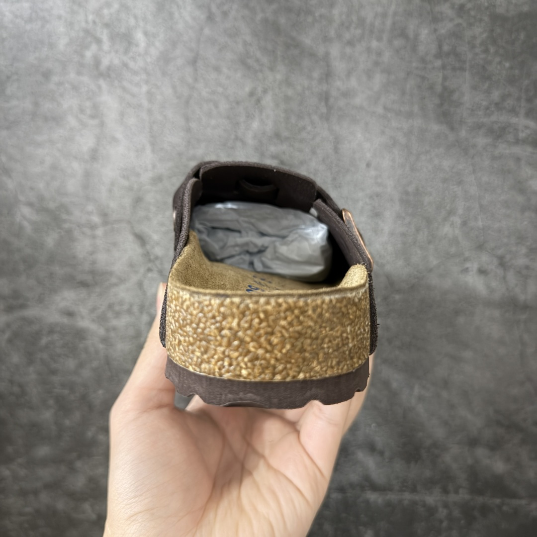 图片[4]-【纯原HT宽版】Birkenstock Boston 博肯/勃肯 系列上架 牛皮绒面革平底复古软木休闲鞋 宽版 深咖色 真正软木塞大底 品质细节领先市场版本 原产品质 采用质地柔软进口牛皮绒面革 无刺鼻异味 中底搭载缓震软木橡胶 进口头层牛皮 原版开模/版型/材质/细节遵循ZP工艺！ 市售顶级不吹文案 尺码：35-45-选品中心