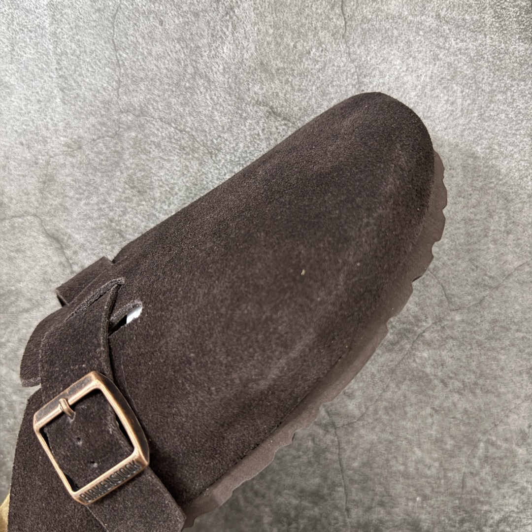 图片[6]-【纯原HT宽版】Birkenstock Boston 博肯/勃肯 系列上架 牛皮绒面革平底复古软木休闲鞋 宽版 深咖色 真正软木塞大底 品质细节领先市场版本 原产品质 采用质地柔软进口牛皮绒面革 无刺鼻异味 中底搭载缓震软木橡胶 进口头层牛皮 原版开模/版型/材质/细节遵循ZP工艺！ 市售顶级不吹文案 尺码：35-45-选品中心