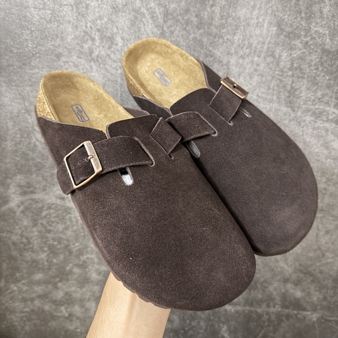 图片[7]-【纯原HT宽版】Birkenstock Boston 博肯/勃肯 系列上架 牛皮绒面革平底复古软木休闲鞋 宽版 深咖色 真正软木塞大底 品质细节领先市场版本 原产品质 采用质地柔软进口牛皮绒面革 无刺鼻异味 中底搭载缓震软木橡胶 进口头层牛皮 原版开模/版型/材质/细节遵循ZP工艺！ 市售顶级不吹文案 尺码：35-45-选品中心