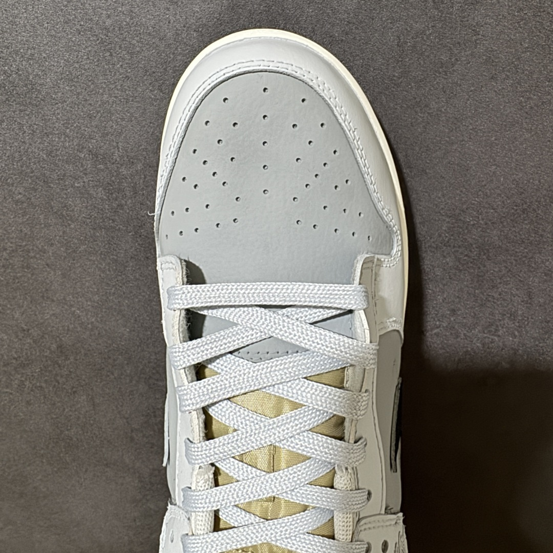 图片[5]-【公司级】 Nike Dunk Low Retro ‘DIY高端定制’耐克 低帮休闲运动板鞋 原装头层材料 用料绝不含糊 独家版型蒸餾加工帶來的是更好的视觉和脚感体验 清洁度 电绣工艺 皮料切割干净无任何毛边 细节完美 货号：IQ1118-220 尺码：40 40.5 41 42 42.5 43 44 45 46 货号：08-2302644-选品中心